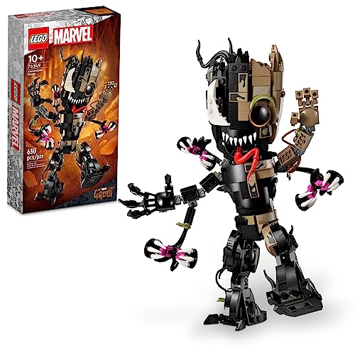 LEGO Marvel Venomized Groot 76249 Transformable Marvel Toy for Play and Display, Buildable Marvel Action Figure for Fans of the Guardians of the Galaxy Movie, Birthday Gift for 10 Year Old Kids