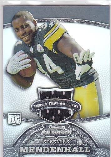 2008 BOWMAN STERLING RASHARD MENDENHALL REFRACTOR /199 ROOKIE JERSEY