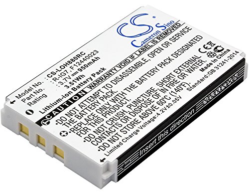 SLCB 950mAh Replacement for Harmony 880 Remote, Harmony 885, Harmony 885 Remote, Harmony 890 Battery, P/N 1903040000, 190304200, 190304-200