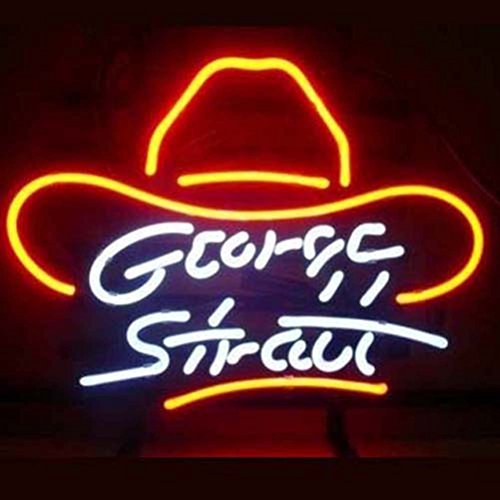 Weneon19''x15'' Inches George Stratt Handcrafted Beer Bar Pub Display Design Decorate Real Glass Tube Neon Light Sign
