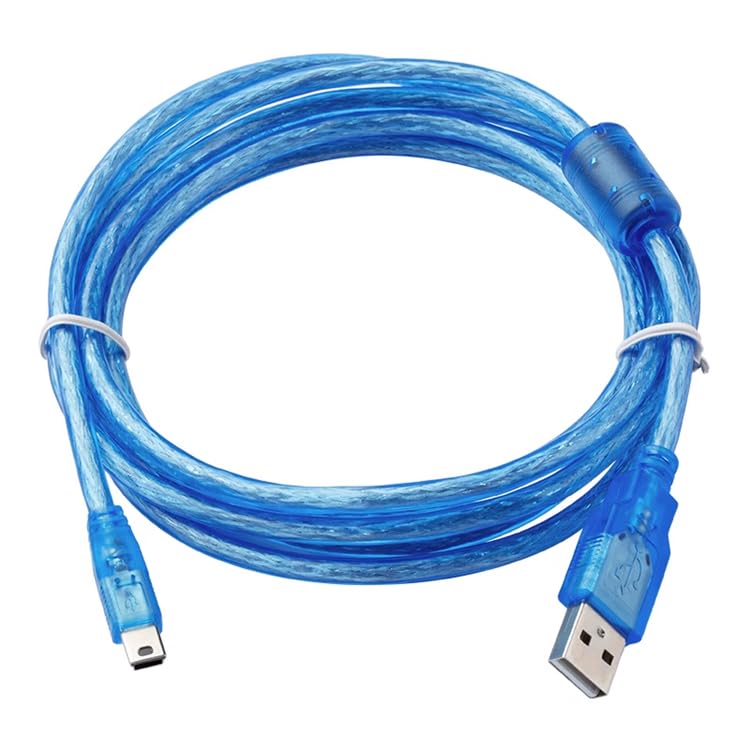 HONGKEYUAN Compatible USB-MT6000 Programming Cable Touch Screen MT6056i,MT6070i,MT6100 Series Connecting to PC USB Interface Programming Download Cable Blue : 5m Cables