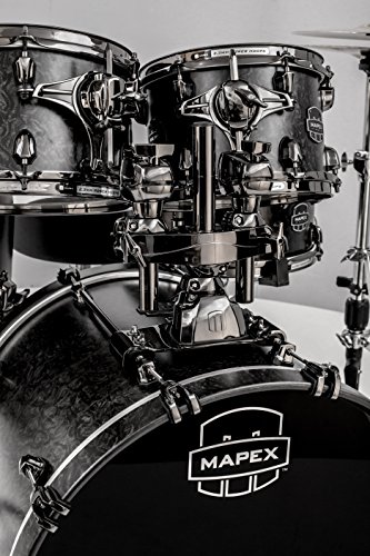 Mapex Saturn IV Black Chrome Bass Drum Mount Assembly 22'x18'