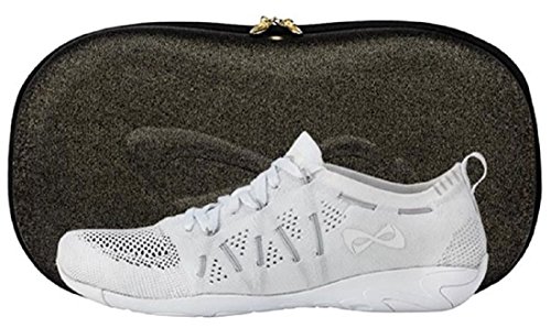 Nfinity Flyte - Stunt Cheer Shoes for Women and Girls - White, 7 (Regular US)