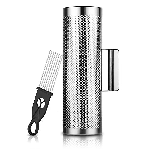 Metal Guiro 12'x 4' Stainless Steel with Scraper Latin Percussion Instrument,By Vangoa