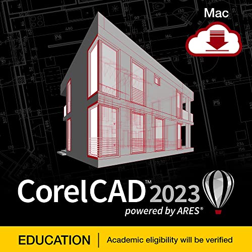 CorelCAD 2023 Education | Professional CAD Software for 2D Drafting, Design & 3D Printing [Mac Download]