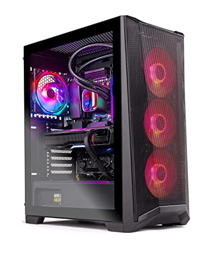 Skytech Gaming Chronos Gaming PC Desktop – Intel Core i7 13700K 3.4 GHz, NVIDIA RTX 4070, 1TB NVME SSD, 32GB DDR5 RAM RGB, 750W Gold PSU, 360mm AIO, 11AC Wi-Fi, Windows 11 Home 64-bit,Black