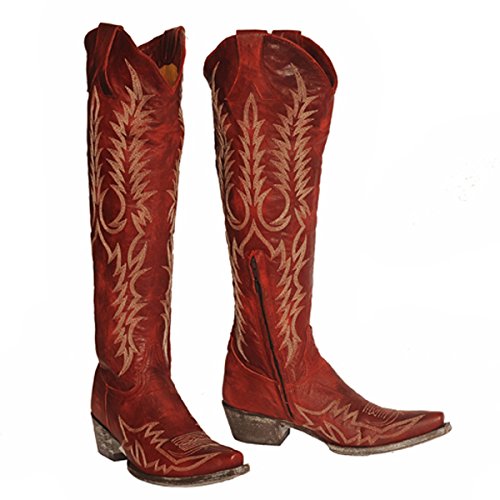 Old Gringo L1213 Womens Mayra Bis Boot, Red - 8