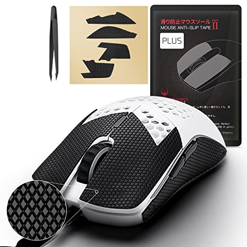 Hotline Games [Grip Upgrade] 2.0 Plus Mouse Anti Slip Grip Tape Compatible with Model O/Model O Wireless Gaming Mouse Skins,Sweat Resistant,Cut to Fit,Easy to Apply,Professional Mice Upgrade