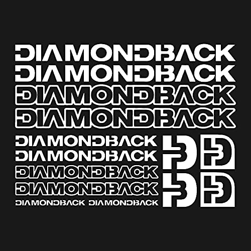 GZ RuiLiPu Compatible For diamondback kit stickers vinyl stickers bike bicycle bike mtb mountain bike (White)