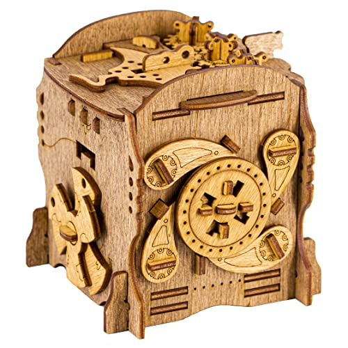 iDventure Cluebox - Captain's Nemo Nautilus - Escape Room Game - Puzzle Box - sequential Puzzle - 3D Puzzles for Adults - Brain Teaser - Birthday Gift Gadget for Men - Money Box