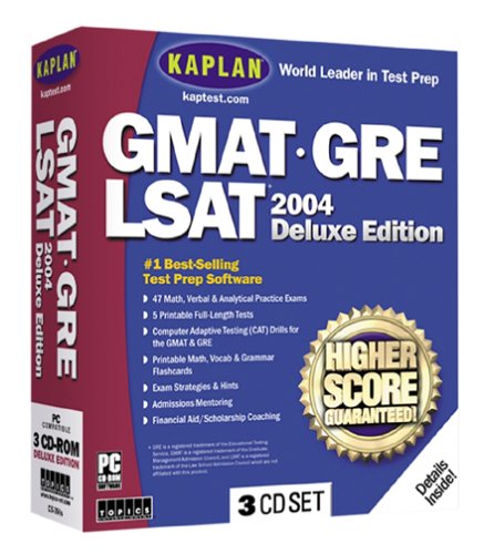 Kaplan GMAT/GRE/LSAT 2004 Deluxe Edition