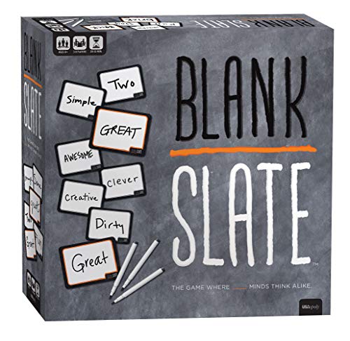 BLANK SLATE - The Game Where Great Minds Think Alike | Fun Family Friendly Word Association Party Game, 3 to 8 players, Black-88