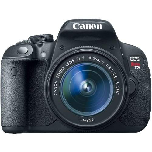 Canon EOS Rebel T5i 18.0 MP CMOS Digital SLR with 18-55mm EF-S is STM Lens