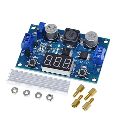 HiLetgo LTC1871 DC-DC Step Up Booster Converter 3-35VDC to 3.5-35VDC With LED Voltmeter DC-DC Step Up Module Power Supply Voltage Regulator