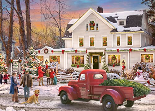 Vermont Christmas Company Box of 'The Inn at Christmas' Christmas Cards - 15 Cards & 16 Foil Envelopes