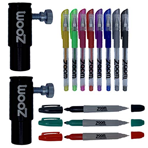 Zoom Precision Pen and Marker Holder All-In-One Kit for use in the Cameo, Cameo 2, Cameo 3, Curio, Portrait, Silhouette, Silhouette SD, KNK, Zing, and Wishblade