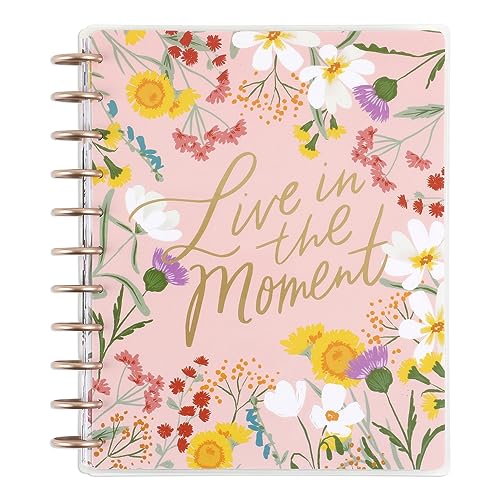 Happy Planner 2024 Daily Planner, Disc-Bound 12-Month Daily, Weekly, and Monthly Planner, January–December 2024, Big Planner, Dashboard Layout, Superbloom Theme, 8 1/2 Inches by 11 Inches