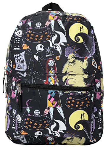 Disney Nightmare Before Christmas 16' Laptop Backpack Cargo Jack Skellington AOP