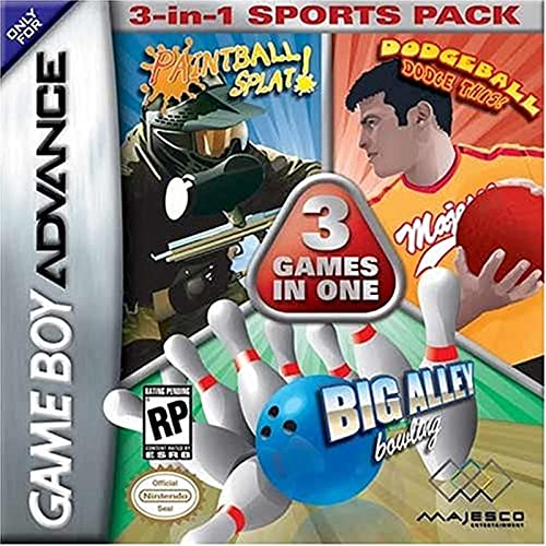 Dodge Ball/Bowling/Paintball 3-in-1 Sports Pack - Game Boy Advance