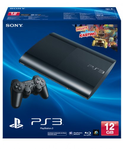 PS3 SUPER SLIM 12GB BLACK
