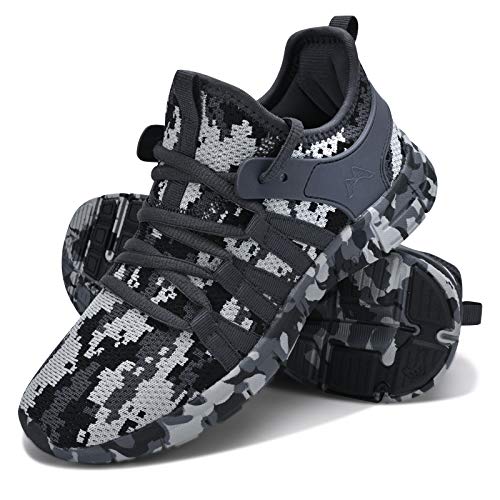 INZCOU Running Shoes Lightweight Tennis Shoes Non Slip Gym Workout Shoes Breathable Mesh Walking Sneakers 11.5women / 10.5men