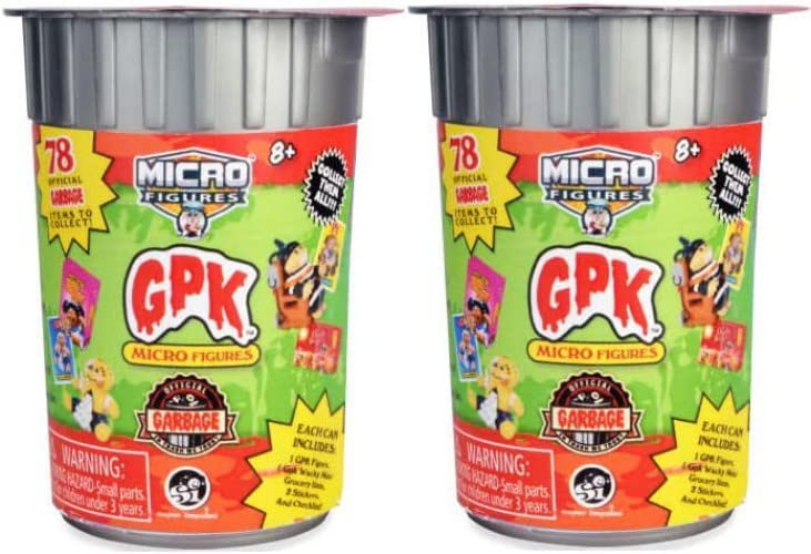 Garbage Pail Kids Micro Figures GPK Collection Series 1 Mystery Box 2 Pack Bundle