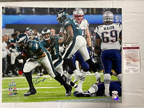 Derek Barnett signed autographed Philadelphia Eagles SBLII 16x20 photo JSA - Autographed NFL Photos