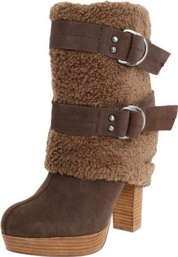 Naughty Monkey Women's Icy Boot,Taupe,8.5 M US