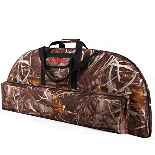 LWANO Compound Bow Case Light-Weight Soft Bow Bag with Arrow Pocket and Backpack Straps