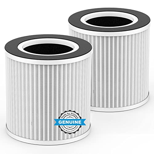 MOOKA Official Certified Replacement HEPA Filter for B-D02L Air Purifier (2-PACK)