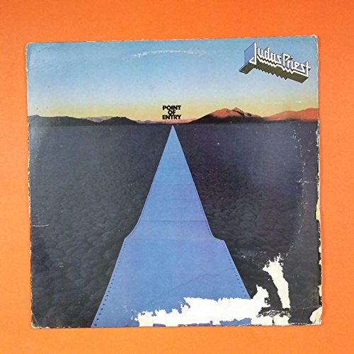 JUDAS PRIEST Point Of Entry FC 37052 LP Vinyl VG Cover VG