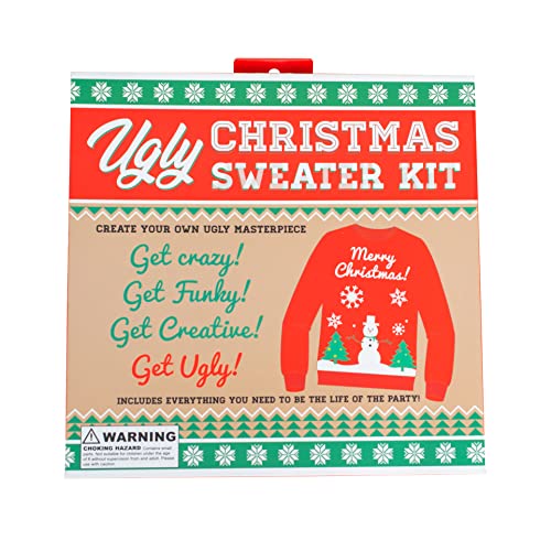 Ugly Christmas Sweater Kit DIY Create Your Own Sweater