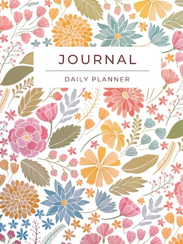 Vibrant and Colourful Floral Daily Planner
