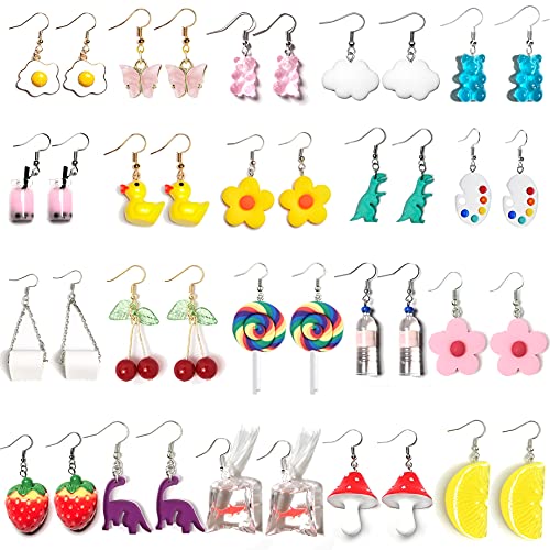 Quirky Y2K Aesthetic Earrings - Fun, Cool Accessories for Women and Girls