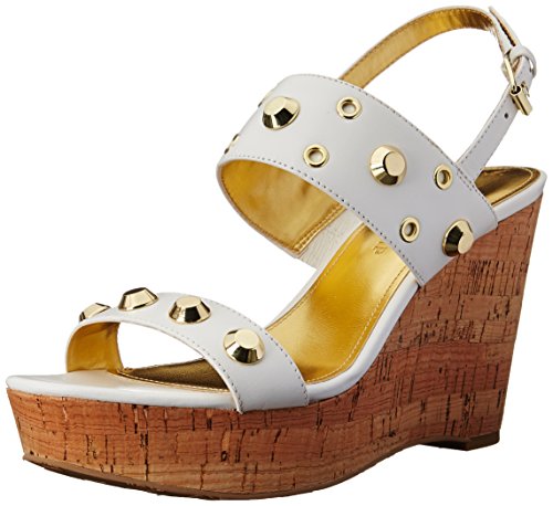 Ivanka Trump Women's Gitty, White Leather, 7.5 M US