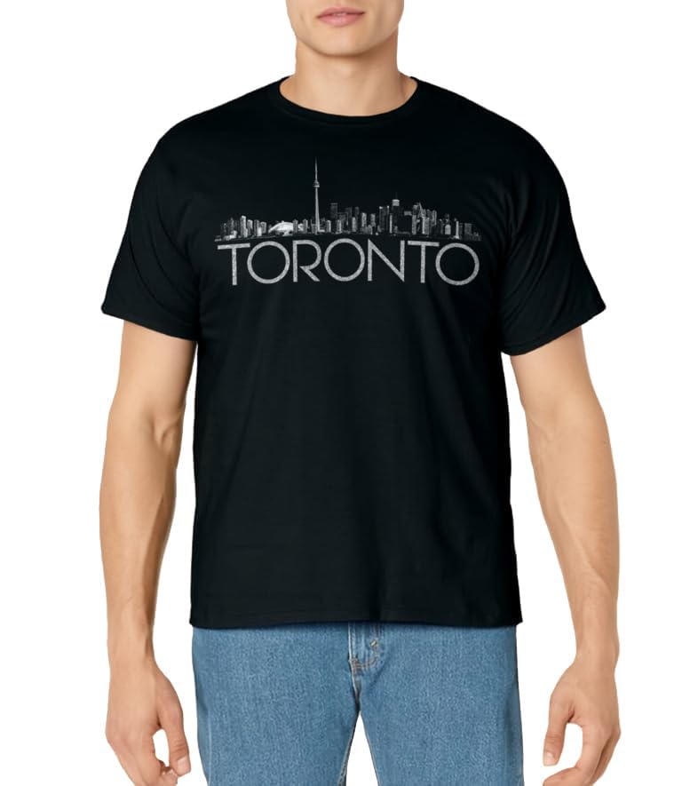 Toronto Skyline T-Shirt for Women, Men, Girls & Boys