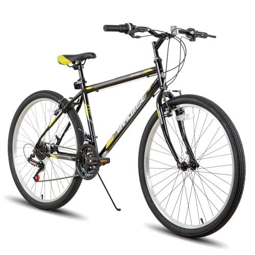 Hiland 24 26 inch Mountain Bike for Men Women, 21 Speeds High-Carbon Steel Frame, Sport Cycling MTB Bicycle for Adult