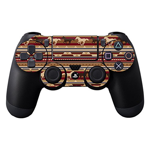 MightySkins Skin Compatible with Sony PS4 Controller - Western Horses | Protective, Durable, and Unique Vinyl Decal wrap Cover | Easy to Apply, Remove, and Change Styles | Made in The USA