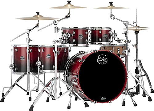 Mapex Saturn 5-piece Studioease Shell Pack - Scarlet Fade