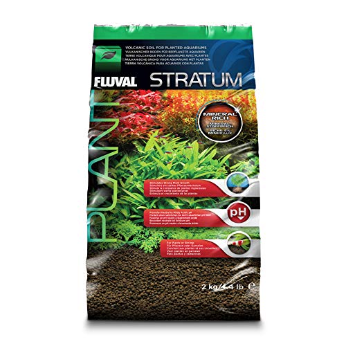 Fluval 12693 Plant and Shrimp Stratum for Freshwater Fish Tanks, 4.4 lbs. – Aquarium Substrate for Strong Plant Growth, Supports Neutral to Slightly Acidic pH