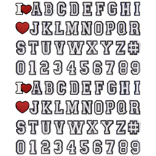 74+4 Pack Letter Decoration Charms 0-9# Number, Alphabet ABC-Z Characters, DIY for Boy Girl Teens Men Women and Adults