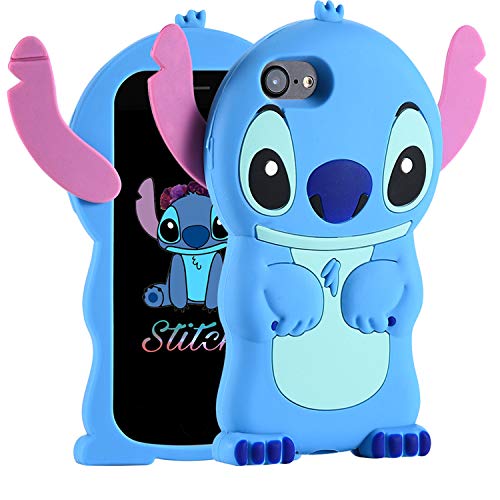 FINDWORLD Cases for iPhone 8 Plus/7 Plus/6S Plus /6 Plus Case, Cute 3D Cartoon Soft Silicone Animal Shockproof Anti-Bump Protector Boys girls Kids Gifts Cover Housing for iPhone 8 Plus/7 Plus/6 Plus