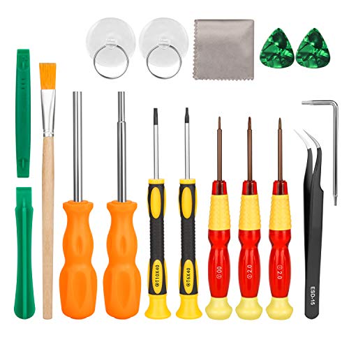 Keten Repair Kit for Nintendo Switch, 17in1 Professional Full Security Screwdriver Game Bit Repair Tool Kit for Nintendo Switch/Nintendo Switch Lite/JoyCon, NES/SNES/GBA