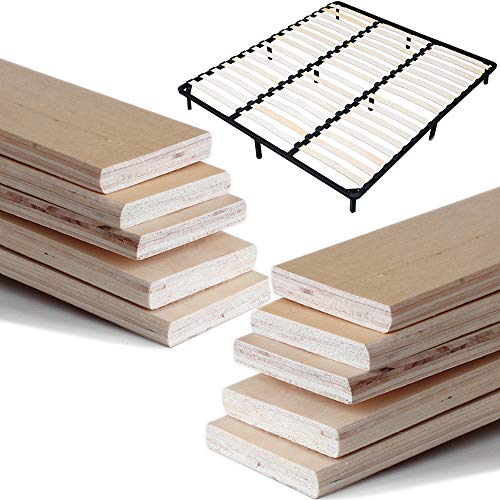 Replacement Support Wooden Slats for Metal Bed Frame Holders Kits Wood