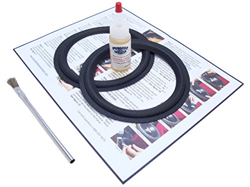 Boston Acoustics 6.5' Speaker Foam Surround Edge Repair Kit - 2 Speaker Kit - Compatible with Boston Acoustics A400, A-40, A-40 Series II, 360, 360 Series II, 362, CR7, HD-9, HD9, HD 9, Many More
