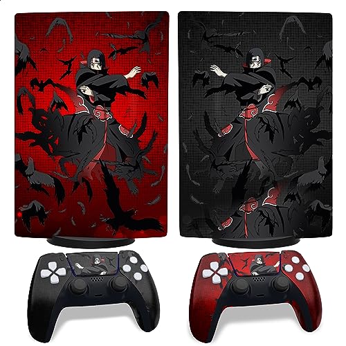 Red Black Ps5 Controller Skin - Playstation Sticker Ps5 Skins and Decals Video Game Console Cover Playstation 5 Console Vinyl Cover Ps5 Skin - Playstation 5 Controller Red Skin Ps5 Controller Wrap