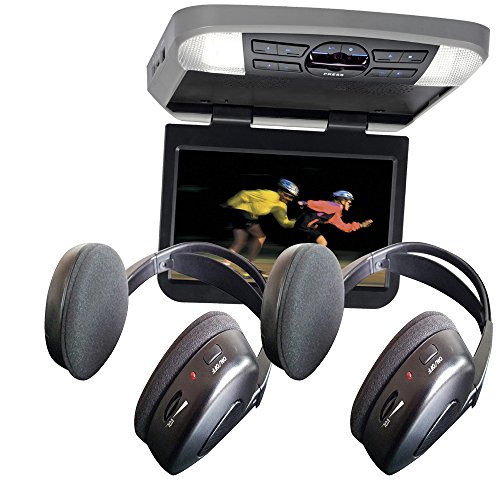 Audiovox AVXMTG10UHD 10' LED Overhead Monitor w/ 2 Wireless IR Headphones