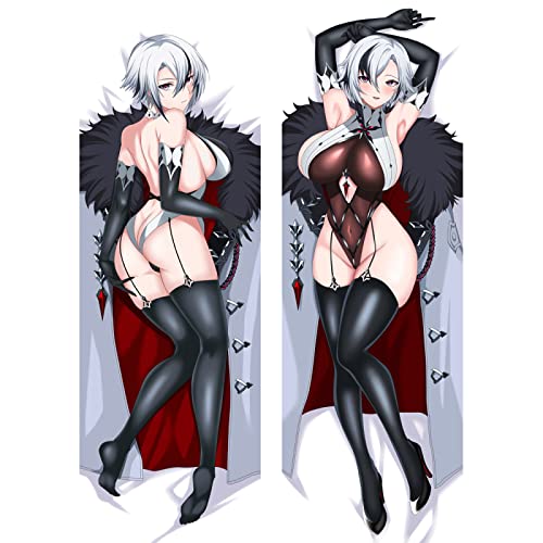 MOBYAT Genshin Impact The Knave Arlecchino Hugging Body Pillowcase Japanese Dakimakura Pillow Cover Decoration Pillow Case 160cm*50cm