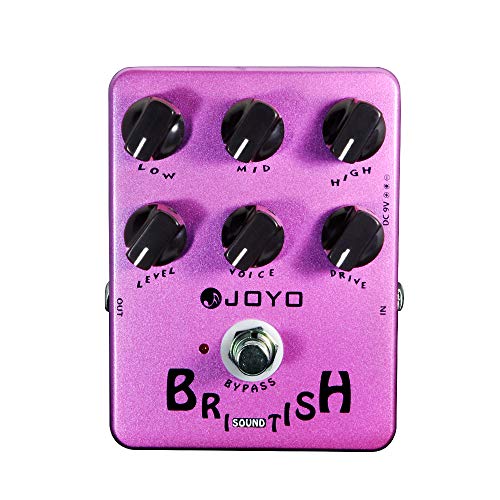 JOYO JF-16 British Sound Guitar Effect Pedal Amp Simulator - Bypass, DC 9V and Battery Supported