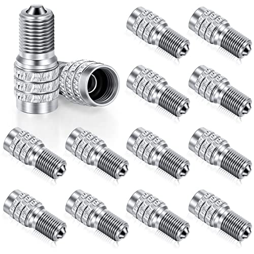 16 Pack Double Valve Stem Cap Inflate Tire Valve Caps Flow Through Tires Cap for High Pressure Truck Car RV Semi Bus Tires